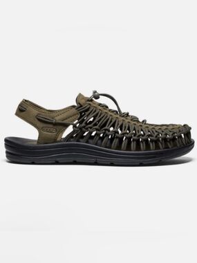 Keen Olive Green and Black Woven Sandal Sneakers